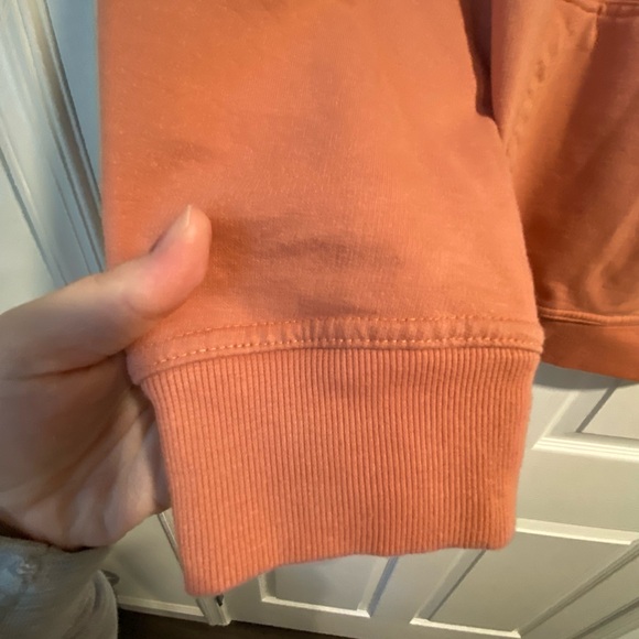 Womens’s Hoodie Pullover Sweatshirt in Dusty Coral - Picture 2 of 5